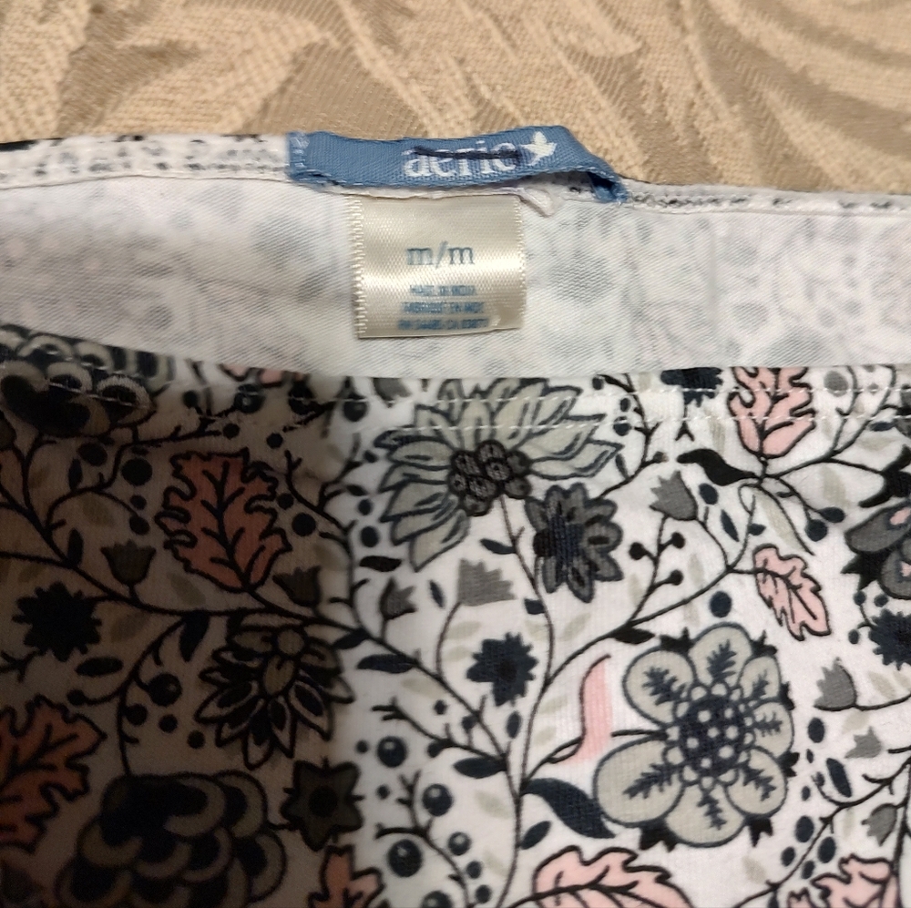 🖤🦄🖤 Whimsical Vintage Deadstock Floral Paisley Cotton Cheeky Boy Shorts - M - Picture 10 of 11